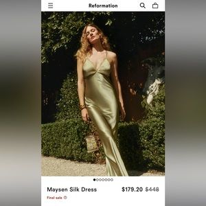 Maysen Silk Dress- NWT! Never worn